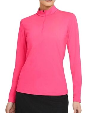 NIKE Dri-Fit Slim Fit High Visibility Top, Size S
